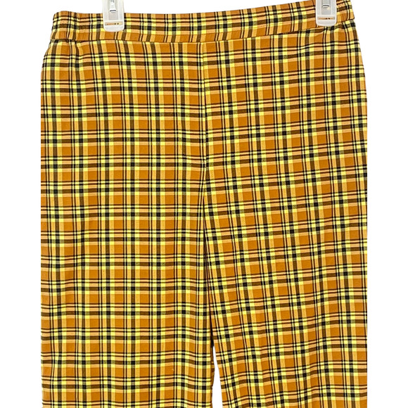 Urban Outfitters Sz M Colette Pull-On Pants 31"In Straight Leg Plaid Preppy Geek - Picture 3 of 9